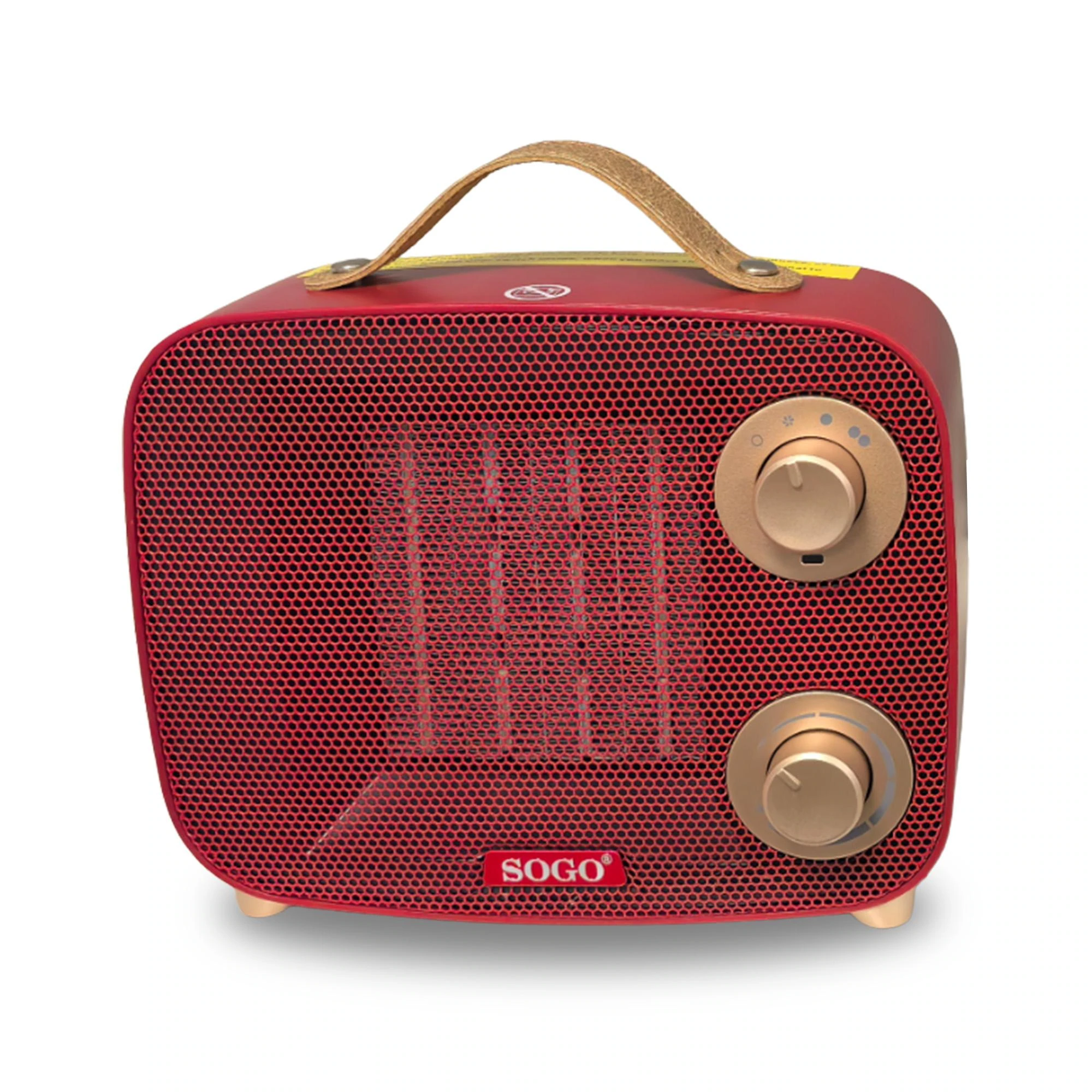Chauffage Soufflant Retro 1500W CAL-SS-18500 Rouge — SOGO, vue 1