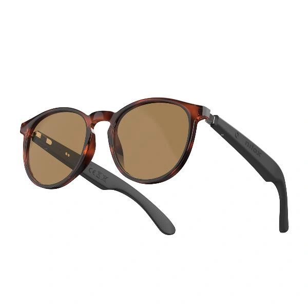 Lunettes Audio BT Collection After Marron — NILOX, vue 2